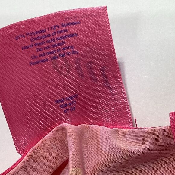 Victoria’s Secret Pout Lingerie Nightie Slip Babydoll Sleepwear Pink Stars L - Picture 5 of 8